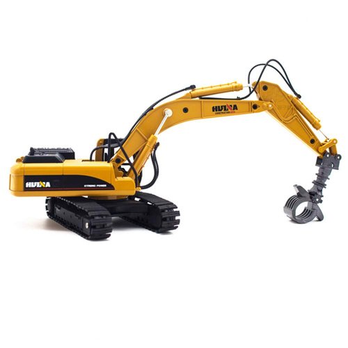 Ailejia 1/50 Scale Diecast Articulated Dump Truck Alloy Models Timber Grab Vehicle Construction Vehicle Model Engineering Car Toy boy Gift (Wood Picker)