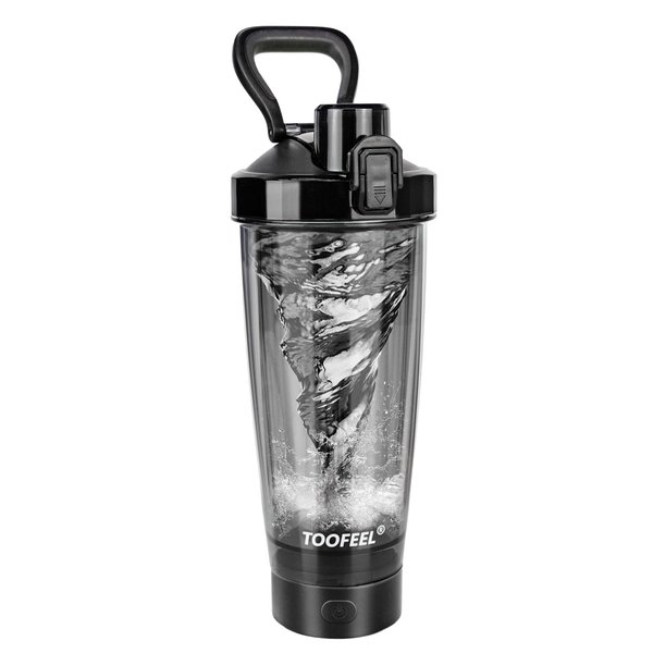 TOOFEEL Electric Protein Shaker Bottle - 20 oz USB Rechargeable Shaker Cups for Protein Shakes, Self Stirring Shaker Bottle for Protein Mixes, BPA Free Workout Gym Shaker Bottle