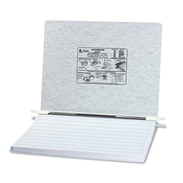 Acco Presstex Data Binder, 14 7/8 x 11 Inch Sheet Size, Dark Gray, (A7054074A)