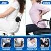 CushZone Seat Cushion, Lumbar Roll Support Pillow for Office Chair, Car, Gaming Chair, Memory Foam Back Cushion with Washable Cover for Relieving Back Pain & Improving Posture,Black
