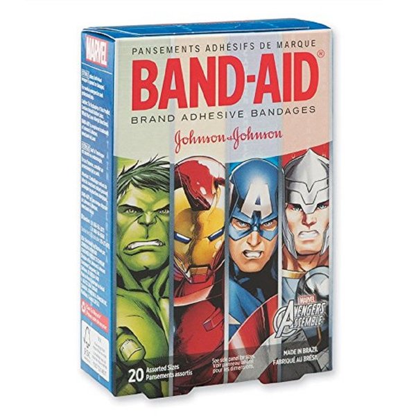 SmileMakers Band-Aid® Avengers Assemble Bandages - First Aid Supplies - 20 per Pack