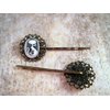 Handmade Retro Kitty Cameo Hair Bobby Pins