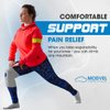 Modvel Knee Brace with Side Stabilizers | FSA or HSA eligible | Patella Gel Pads Knee Support Braces for Knee Pain, Meniscus Tear,ACL,MCL,Arthritis, Joint Pain Relief,Injury Recovery. (XXL Grey)