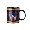 Artisan Owl FDNY Fire Department New York Jumbo Ceramic Mug – 12 oz Navy Coffee Cup – Microwave & Dishwasher Safe, 4 x 4 x 4.25 Inches