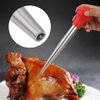 Turkey Baster for Cooking, Stainless Steel Turkey Baster Syringe with Cleaning Brush and Marinade Injector, Black