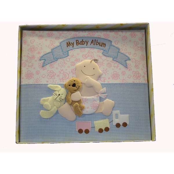 Baby Brag Book Photo Album-120 4 X 6 Photos - Keepsake Memory Photo Book for Baby First Year Babybook