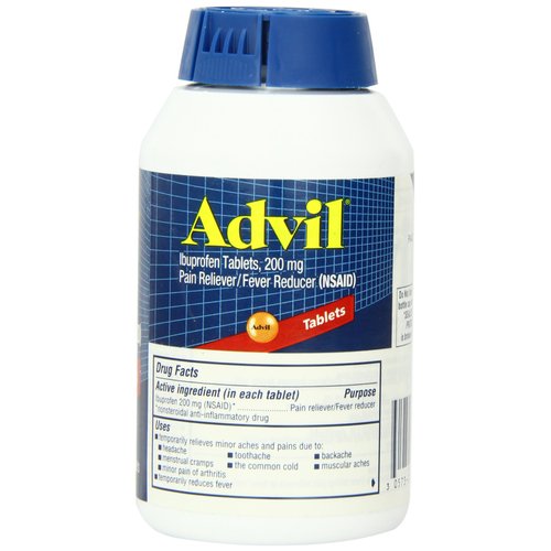 Advil Pain Reliever / Fever Reducer, 200mg (360 Tablets)