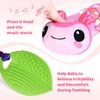Baby Toys for 0-3-6-9-12 Months, Infant Stuffed Animal, Multi-Sensory Plush Toys, Tummy Time Musical Caterpillar Toy for Newborn, Soft Toys with Crinkle, Rattle and Textures, Birthday Gift for Girls