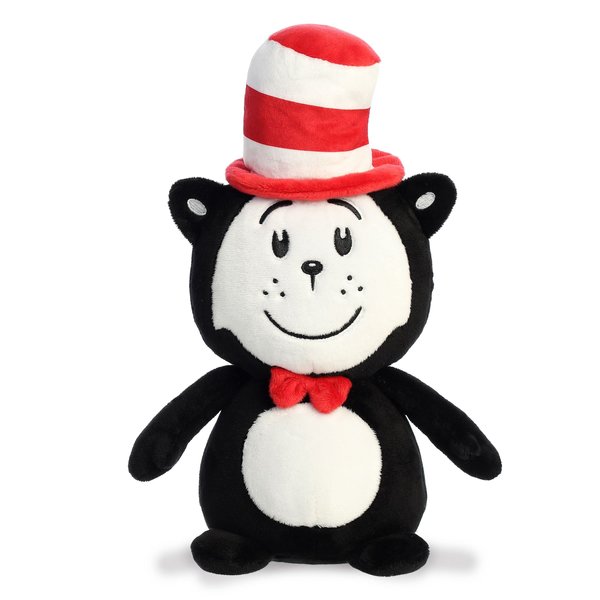 Aurora® Whimsical Dr. Seuss™ Pop Art Cat in The Hat Stuffed Animal - Magical Storytelling - Literary Inspiration - Multicolor 12 Inches