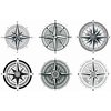 Tattoonova 6 Sheets Temporary Tattoo Men Adults Compass Party Favors Sea Body Face Sleeve Fake Tattoos