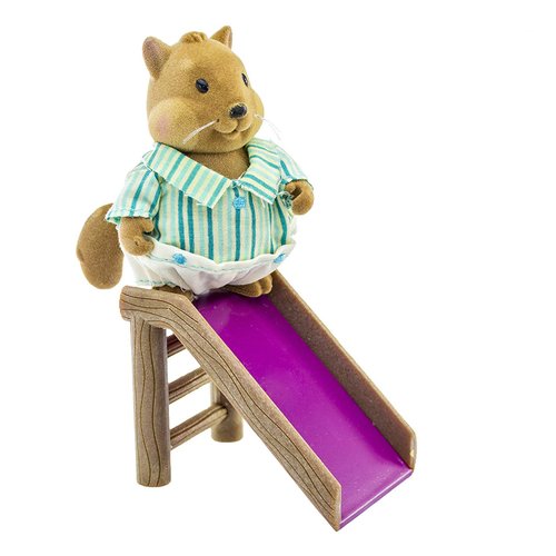 Li’l Woodzeez – Classroom & Playground Set – 20Pcs Miniature Dollhouse Furnitures & Accessories – Pretend Play – Gift Toy for Kids 3 Years +