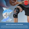 DDS Air Pneumatic Compression Knee Brace - Relief for Sore Joints, Muscle Stiffness and Meniscus Pain. Compression Sleeve for Sports and Exercise, Improve Circulation, Reduce Knee Pain & Swelling (XL)