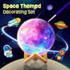 Paint Your Own Moon Lamp Kit, Cool Gifts DIY 3D Space Moon Night Light, Art Supplies Arts & Crafts Kit, Arts and Crafts for Kids Ages 8-12, Toys Girls Boy Birthday Gift Ages 3 4 5 6 7 8 9 10 11 12+
