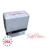 Santa Claus Signature Stamp / 2000 Plus Self Inking Rubber Stamp / 11/16” x 1 13/16" Christmas Holiday Stamp in Red Imprint