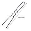 100 Pack of Bun Hair Pins U Shaped Pins with Box and Storage Bag, Black Hair Pins (6 cm)