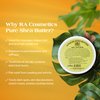 RA COSMETICS 100% Pure Shea Butter, Ivory - 8oz | 100% Pure and Natural Body Butter for Radiant Skin | Ultra-rich Moisturizer for Dry Skin, Stretch Marks, Wrinkles and Blemishes - Sourced from Ghana