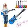 Max Fun Inflatable Rock Star Toy Set, 30 PCS 80s 90s Party Decorations Inflatable Party Props Musical Instrument Blow up Guitar Inflate Rock Band for Carnival Party Favors Rock and Roll Party Supplies