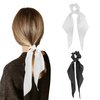Scrunchies, Silk Scrunchies, Black Scrunchies, Scrunchies for Women, Hair Scarf Scrunchie, Hair Scrunchies, Bow Hair Ties, Satin Scrunchies, Silk Hair Ties, Ribbon for Hair, White Scrunchies for Girls