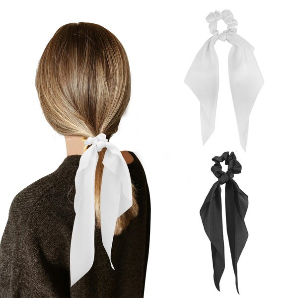Scrunchies, Silk Scrunchies, Black Scrunchies, Scrunchies for Women, Hair Scarf Scrunchie, Hair Scrunchies, Bow Hair Ties, Satin Scrunchies, Silk Hair Ties, Ribbon for Hair, White Scrunchies for Girls