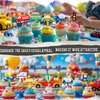 40 Pcs Transportation Cupcake Toppers - Perfect for Transportation-Themed Party Decorations and Cupcake Decor