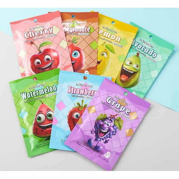 ISHERBIN Moisturizing Spa Face Masks Skincare with Hyaluronic Acid, Vitamin C，Aloe Vera Soothing Sheet Mask