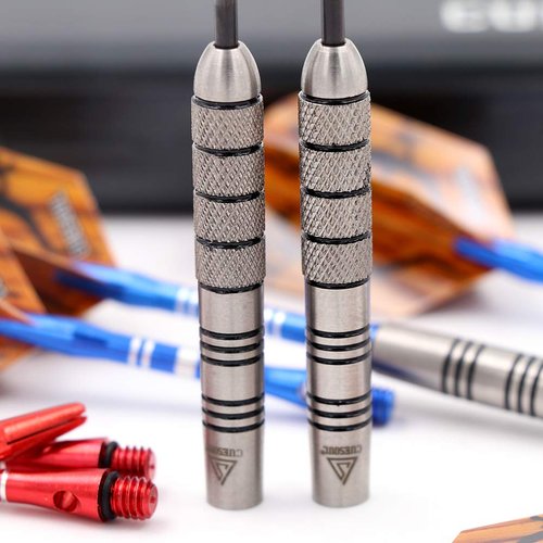 CUESOUL 30 Grams Tungsten Steel Tip Darts Set 95% Tungsten-30 Grams Tungsten Barrel