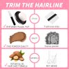 ZENTANMEI Root Touch Up Hairline Powder Instantly Hair Powder for Thinning Hairline Cover Up Conceals Hair Loss Thin Hair Receding Hairline Shadow Filler for Men & Women (Medium Brown)