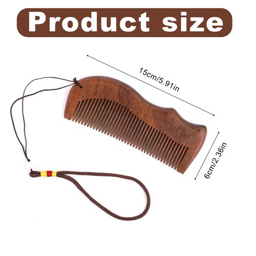 Birth Comb for Labor Pain, Wooden Birthing Comb with Tassel, Childbirth Hair Comb with Plastic Storage Case Pregnancy Comb Delivery Essentials for First Time Moms Pregnancy Gift