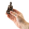 Top Collection Mini Shakyamuni Buddha Decorative Statue - Hand Painted Enlightened One Sculpture with Bronze Finish Look- 3-Inch Supreme Buddha Collectible Figurine