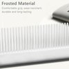Professional Portable Fine Tooth Teasing Comb for Styling, Hair Cutting, White Retractable Metal Rat Tail Comb for Parting, Stainless Steel Pin Tail Teasing Comb for Salon