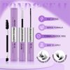 Lash Bond and Seal Waterproof Lash Cluster Glue for Individual Eyelash Extensions Strong Hold Individual Lash Glue Individual Eyelashes Glue Mascara for Personal Makeup Use at Home(10ml)