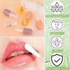DuoZeng Lip Plumper Set,Lip Plumper Oil Gloss Moisturizing Lip Plumper Lip Care Serum,Hydrating Plump Gloss Reduce Fine Lines,Lip Plumper for Day & Night Use Set B（2Pcs）