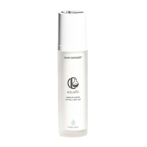 Chemist Confessions Aquafix Hydrating Water Gel - Moisturizing, Oil-Free Facial Water Gel - Face Moisturizer for Intense Hydration & Skin Barrier Repair - 1.75 Fl oz