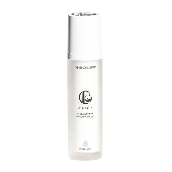 Chemist Confessions Aquafix Hydrating Water Gel - Moisturizing, Oil-Free Facial Water Gel - Face Moisturizer for Intense Hydration & Skin Barrier Repair - 1.75 Fl oz