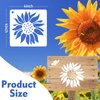 50 PCS Flower Painting Stencils Reusable Flower Stencils for Painting on Wood Rocks Canvas Fabric Glass Pottery 4x4 Inch