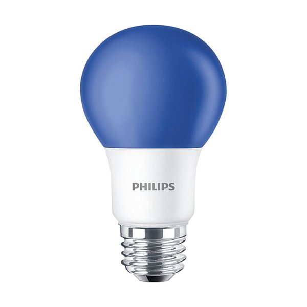 Philips 60 Watt Equivalent Medium Base A19 Non-Dimmable Instant On Autism Speaks LED Blue Light Bulb