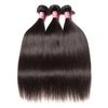UNice Hair Brazilian Straight Hair 3 Bundles Hair Weft 100% Unprocessed Virgin Human Hair Extensions Weave Natural Color (14 16 18inch)