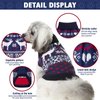 SCENEREAL Dog Sweater for Small Size Dog Girls Boys, Turtleneck Pullover Winter Dog Clothes, Christmas Dog Outfits, Pet Sweatshirt Apparel Knitwear,Dachshund, Yorkie, Chihuahua S