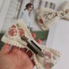 Lace Hair Bows French Barrette Hair Clip Hair Scrunchie Cute Gifts for Women Girls Party Decorations (Style3-2Pcs)