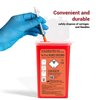 Verifine Sharps Container for Needles, Needle Disposal Containers 1 Quart Size (Pack of 3), Portable Biohazard Containers Travel Size for Home Use
