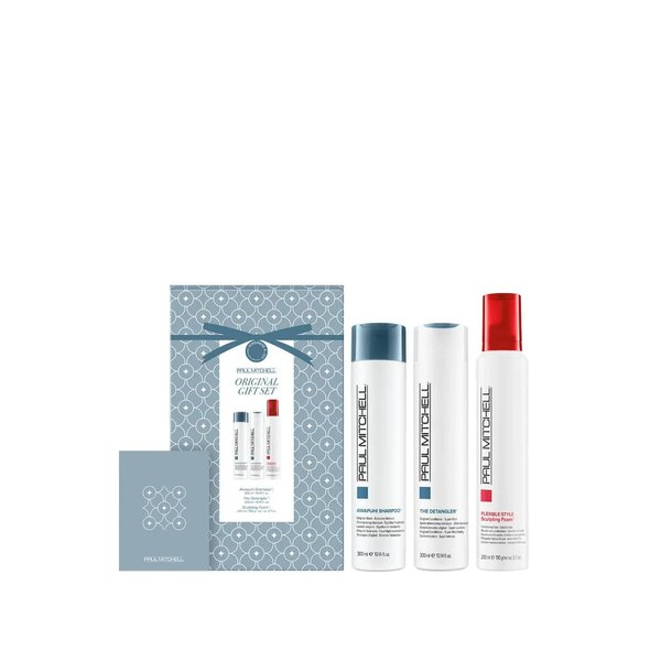 Paul Mitchell Original Holiday Gift Set, Shampoo, Conditioner + Mousse, For All Hair Types