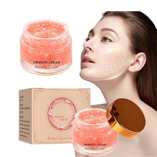 2Pcs Dragons Blood Easy Cream, Dragons Blood Easy Face Cream, Retinol Placenta Dragon Blood Cream, Hydrate Skin and Decrease Wrinkles, Lightweight Face Moisturizer for All Skin Types