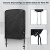 RV Electric Tongue Jack Cover- 900D Oxford Fabric Waterproof Protective- Travel Trailer Accessories for Outside Protection