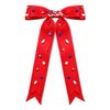 Boderier 4th of July Hair Bows for Women American Flag USA Hair Bow Clips Jeweled Patriotic Ribbon Hair Clips Independence Day Hair Accessories Fourth of July Party Favors USA Red