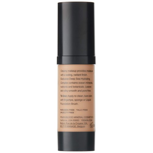 Youngblood Liquid Mineral Foundation, Sun Kissed | Lightweight, Dewy Full Coverage Makeup for Dry Skin | Poreless, Flawless Tinted Glow | Vegan, Cruelty Free, Gluten-Free