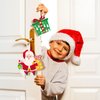 Civaner Christmas Craft Kit for Kids Christmas Tree Ornaments Hanging Art and Craft DIY Project Gingerbread House Crafts Kit Christmas Box Claus Reindeer Christmas Crafts for Kids, 6 Styles