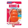 KONG Aqua Floating Fetch Toy - Dog Floating Toy for Water Retrieval, Play, Exercise & More - Natural Rubber Dog Toy with Foam Interior & Rope for Farther Throwing - Orange, for Medium Dogs