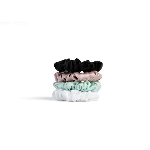 LIL' SILKY by HAI - Premium Scrunchie Elastic Hair Tie (Black)