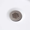 Decor Star PU-005 1 1/2" Bathroom Faucet Vessel Vanity Sink Grid Drain Stopper Strainer Without Overflow Brushed Nickel (Regular)