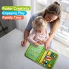 TOYLER Busy Board Toddler Travel Toys Sensory Toys for Toddlers 3 4, Montessori Learning Toys for Toddlers Activities Board, Educational Toys for 3 4 Year Old Boys Girls Gift (Farm)